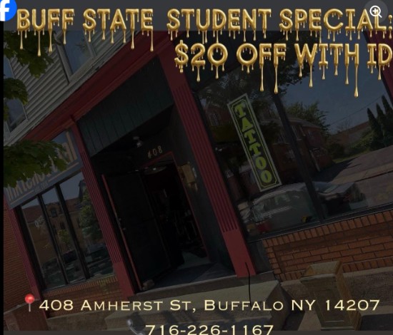 Buffalo State Student Special $20 Off