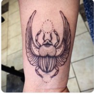 Sacred Winged Scarab Geometry