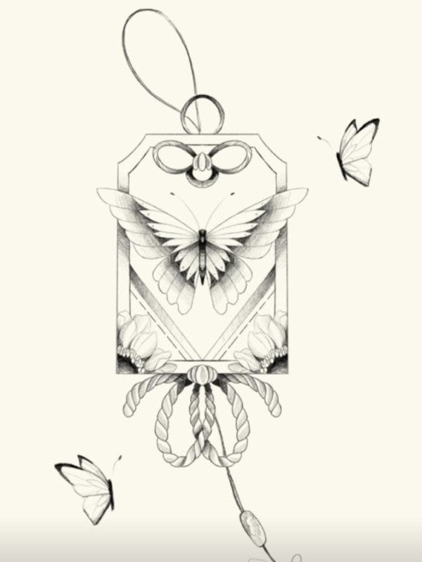 Butterfly Omamori Talisman